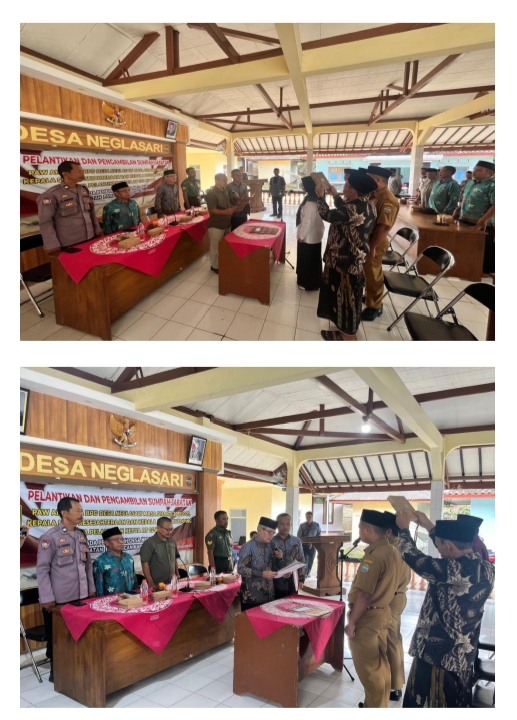 PELANTIKAN DAN PENGAMBILAN SUMPAH BPD DAN PERANGKAT DESA
