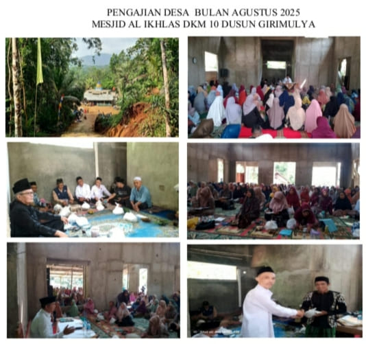 PENGAJIAN TINGKAT DESA BULAN AGUSTUS 2025